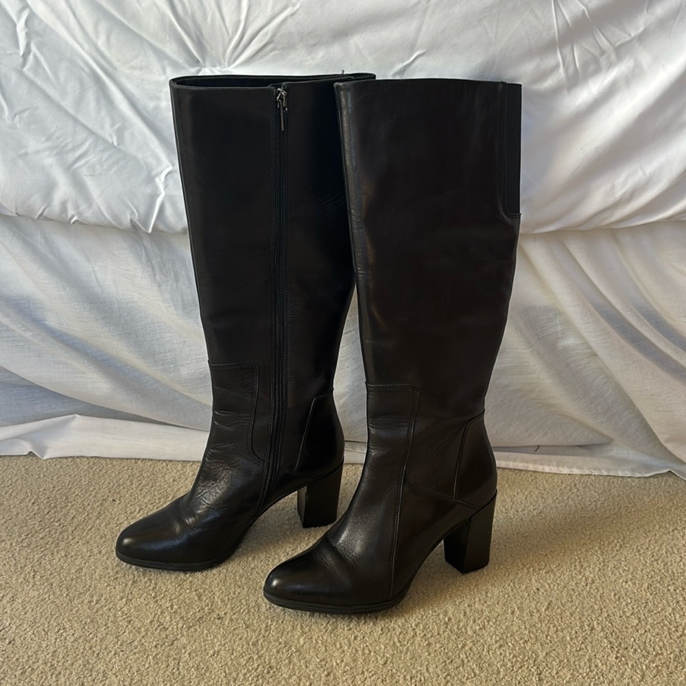 Clark’s leather knee high boots